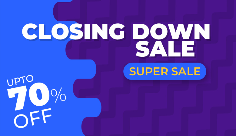 Closing down sale